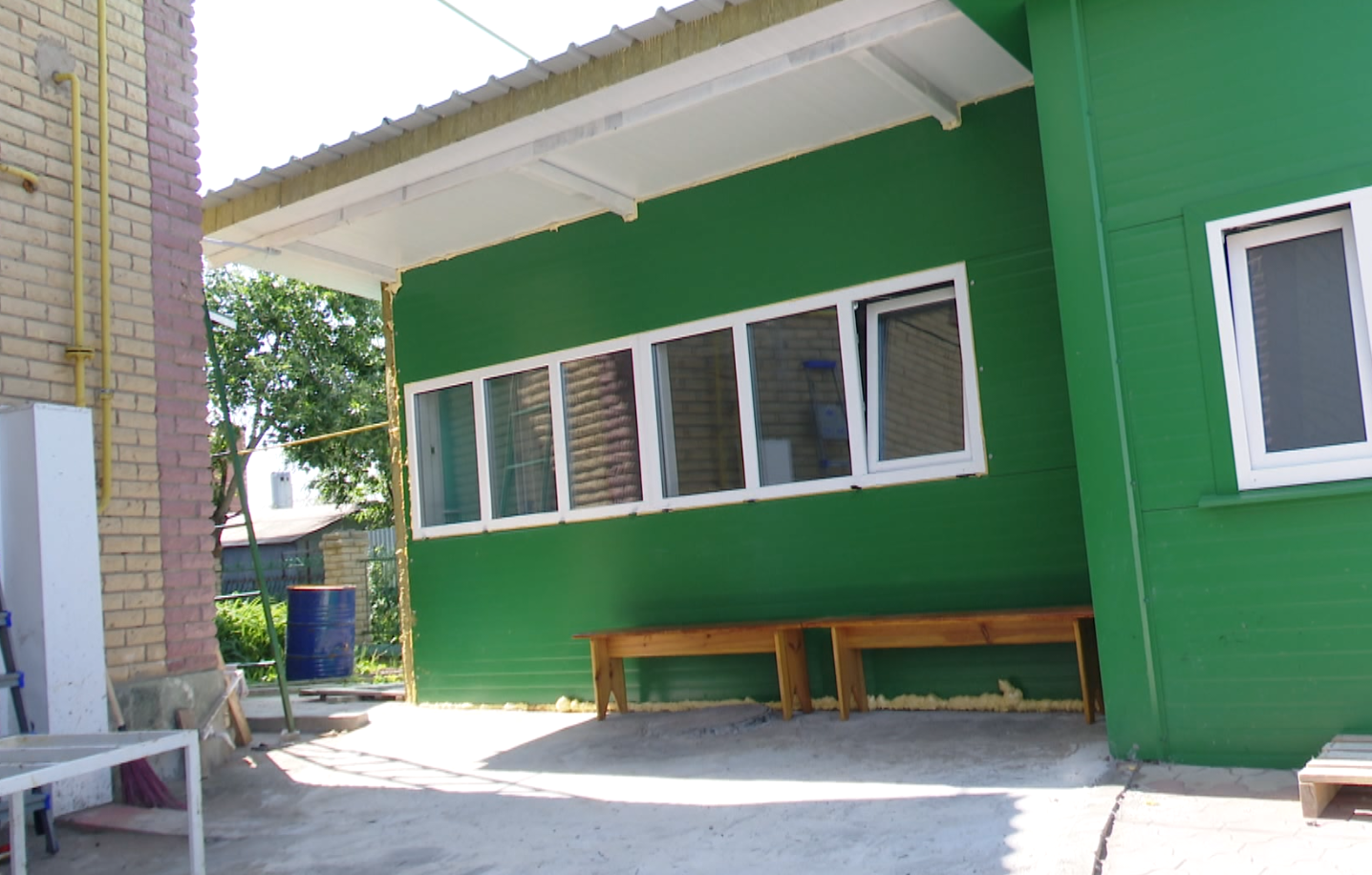 В Мамадыше у мечети «Изге Нур» появилось особое место — собственная чайхана