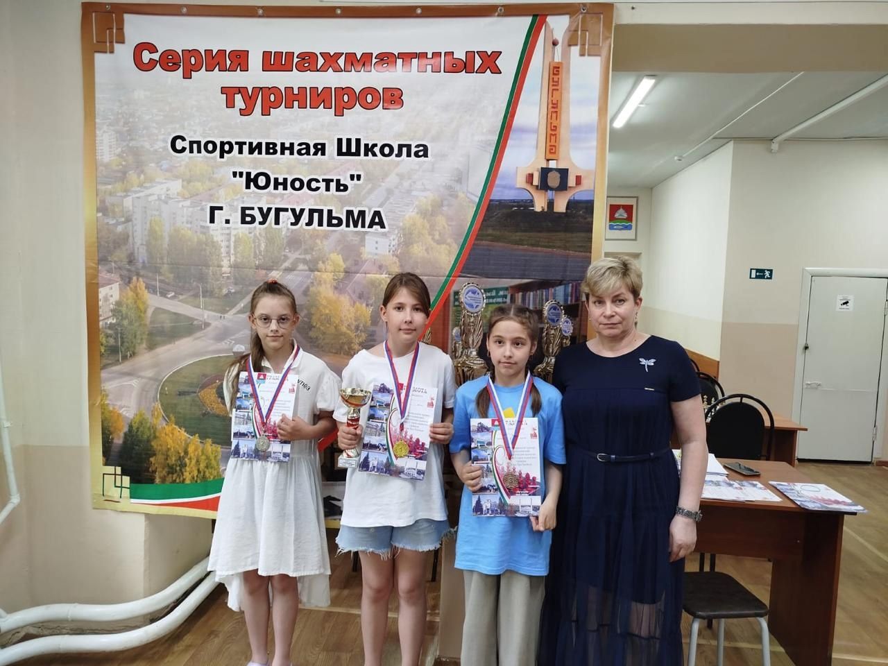 Юные шахматисты Мамадыша завоевали награды на региональном турнире