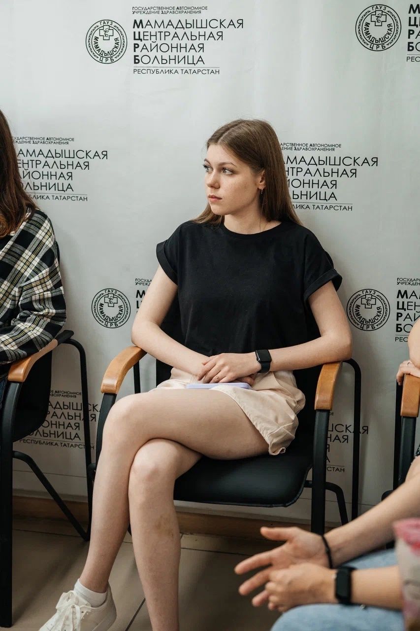 В Мамадышской ЦРБ прошла встреча с будущими медработниками
