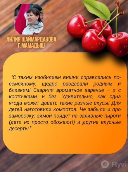 Вишневый бум в Мамадыше: Ягод столько, что листьев не видно!