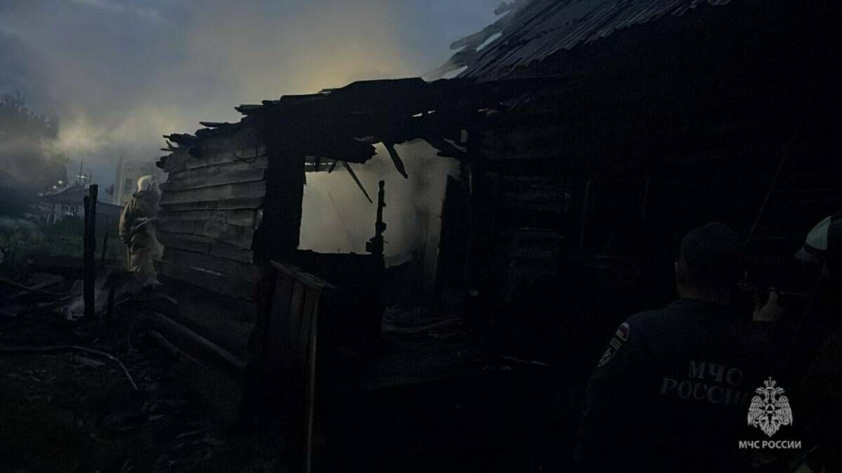 В Мамадыше две пожилые женщины погибли на пожаре