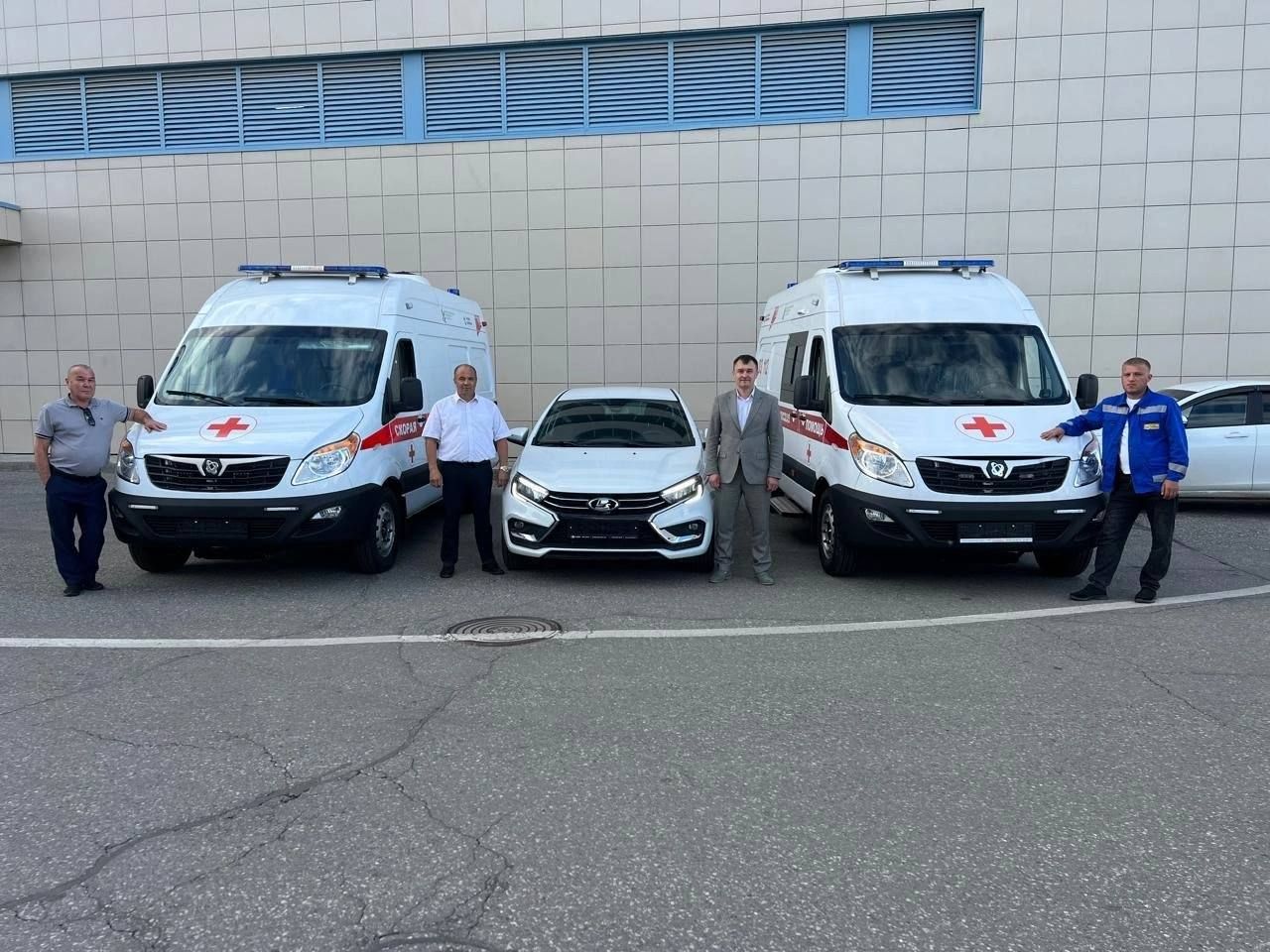 Автопарк Мамадышской ЦРБ пополнился тремя современными автомобилями