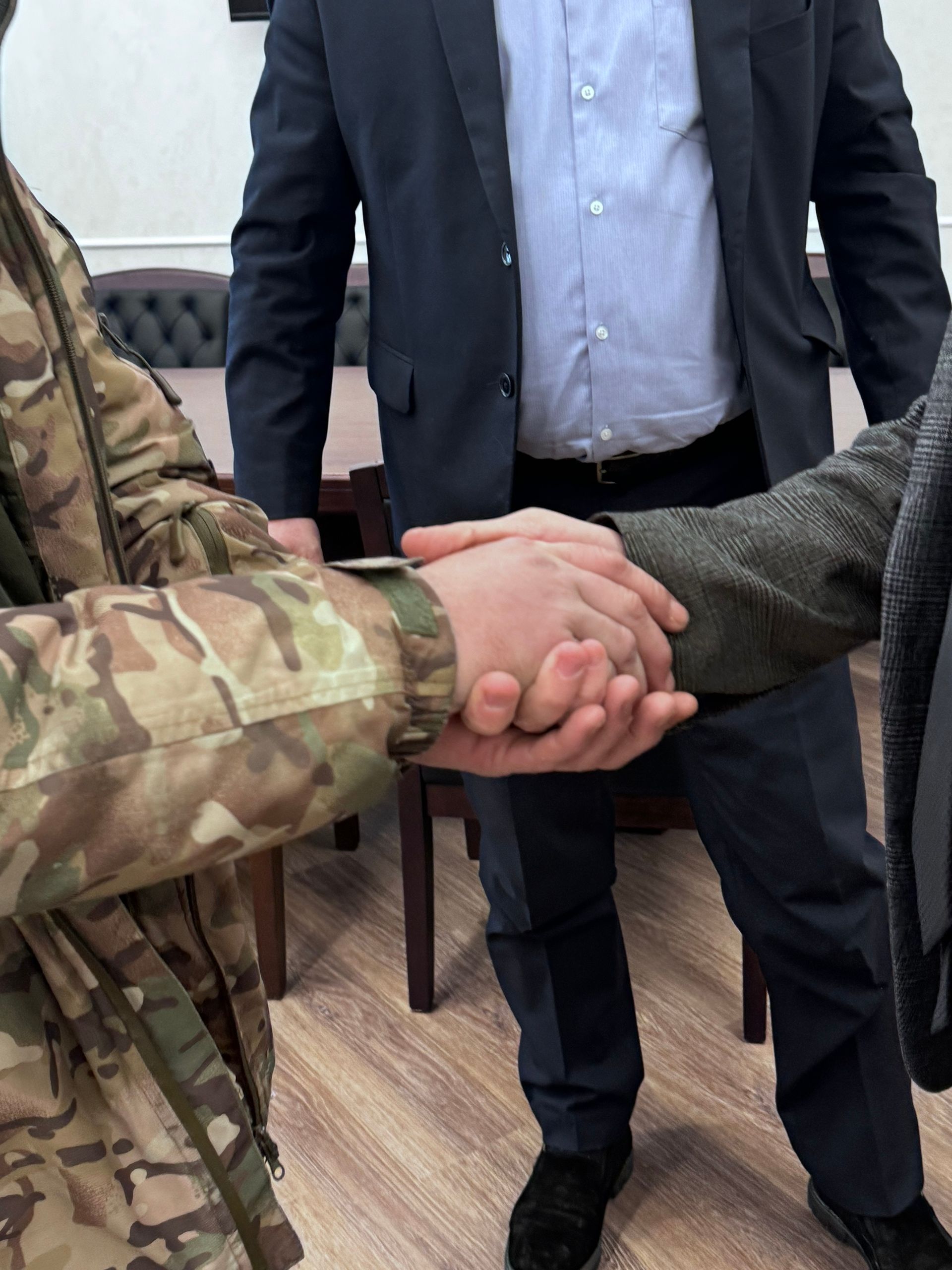 В Мамадыше состоялась встреча с боцом СВО с позывным «Лысый»