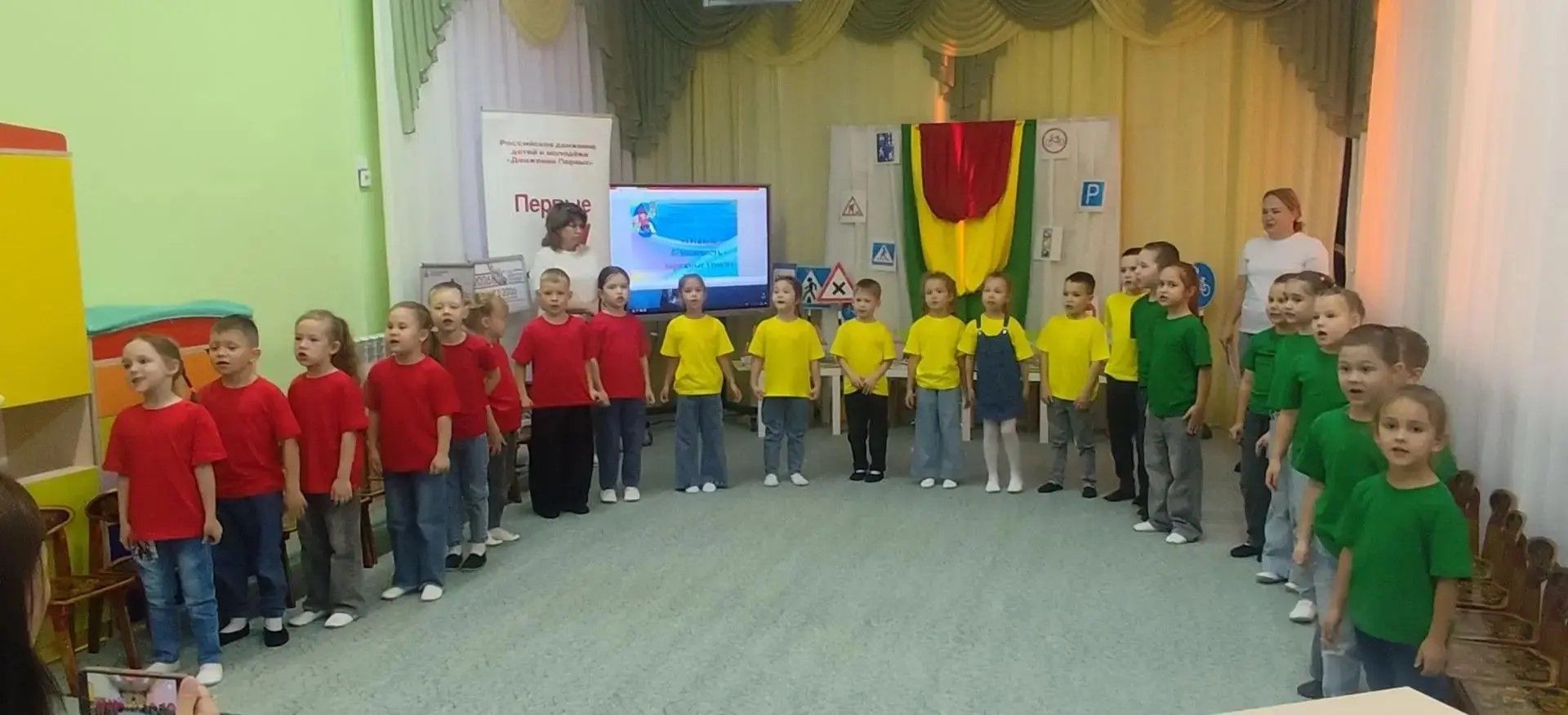 В детском саду «Милэшкэй» прошли «дорожные уроки» с папами