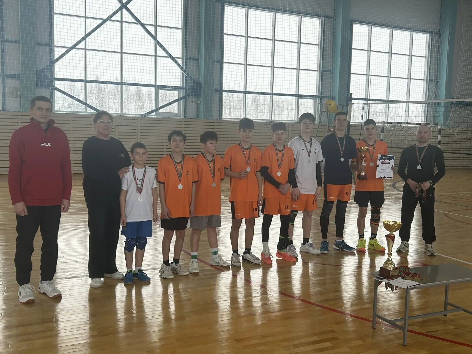 В Мамадыше определили победителей «Школьной волейбольной лиги»