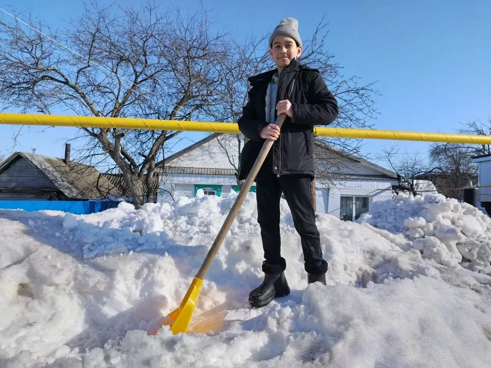 Юные волонтёры из Таканыша помогли семье погибшего героя