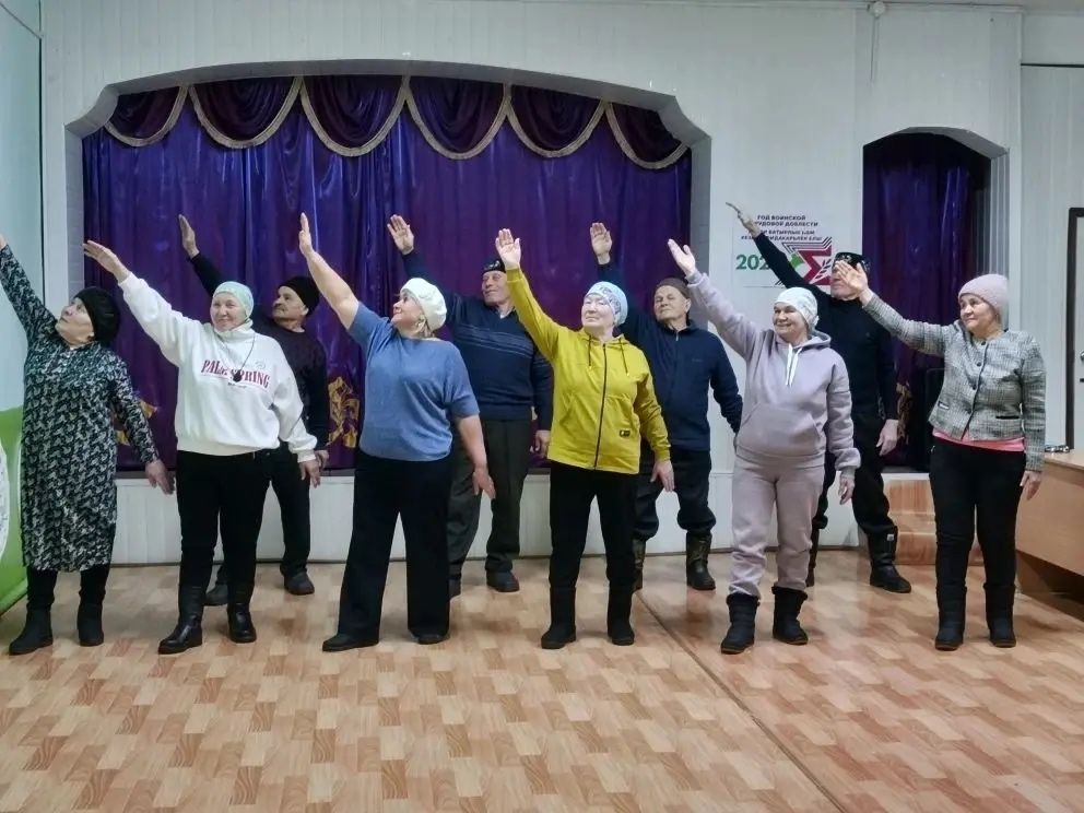 В Мамадышском районе развивают линейные танцы для старшего поколения