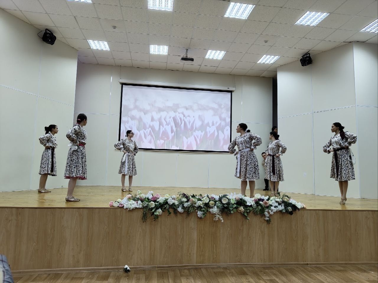 В политехническом колледже Мамадыша поздравили защитников и женщин