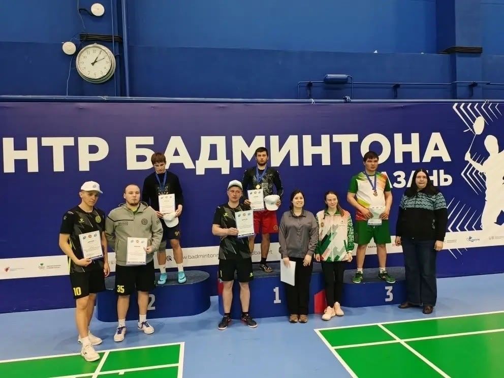 Воспитанники Мамадышской школы-интерната покорили турнир по бадминтону