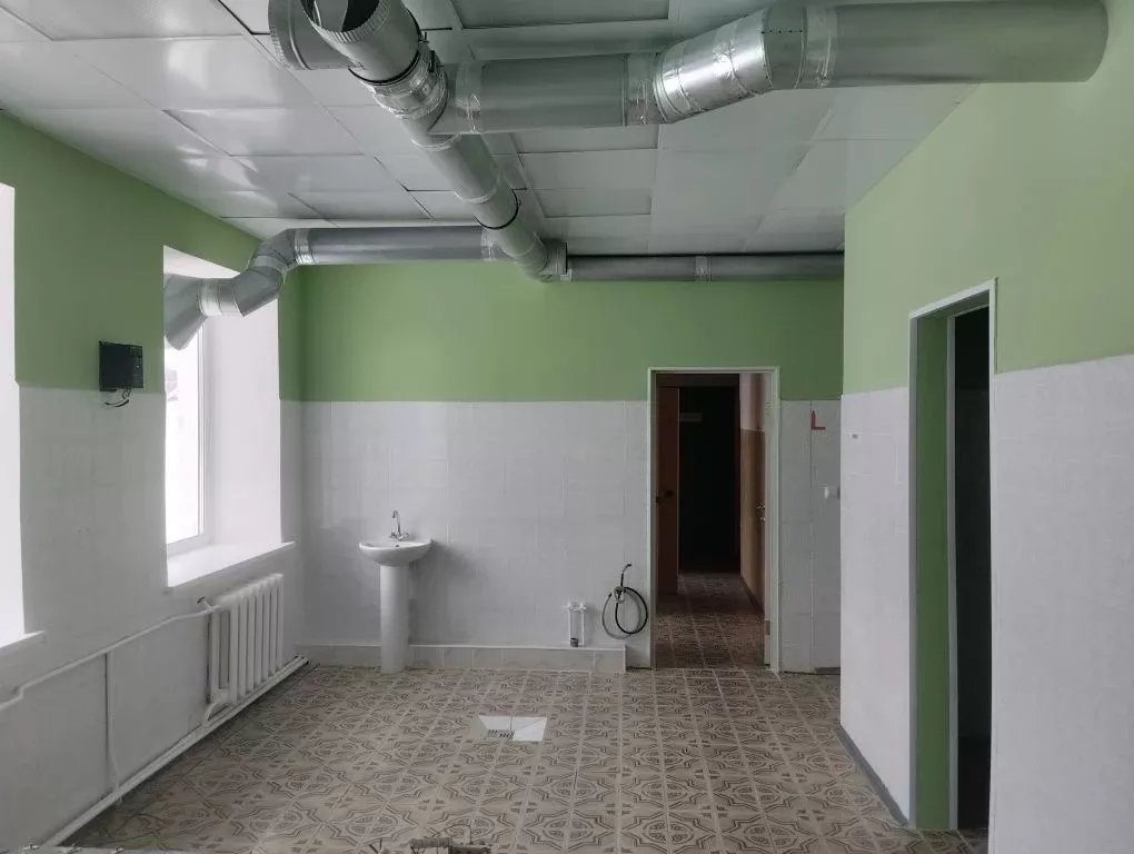 В Большешиинской школе Мамадышского района капитально ремонтируют пищеблок