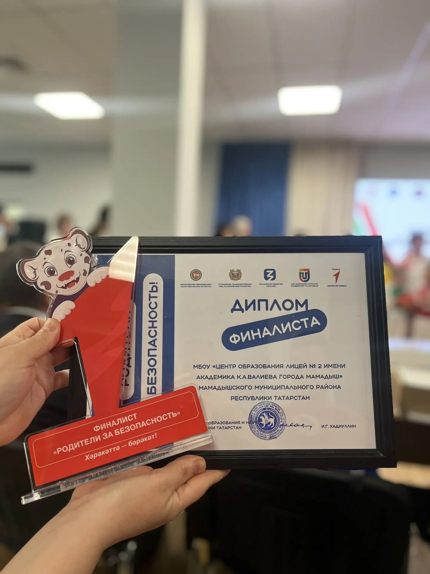 Мамадышцы стали финалистами конкурса «Родители за безопасность»