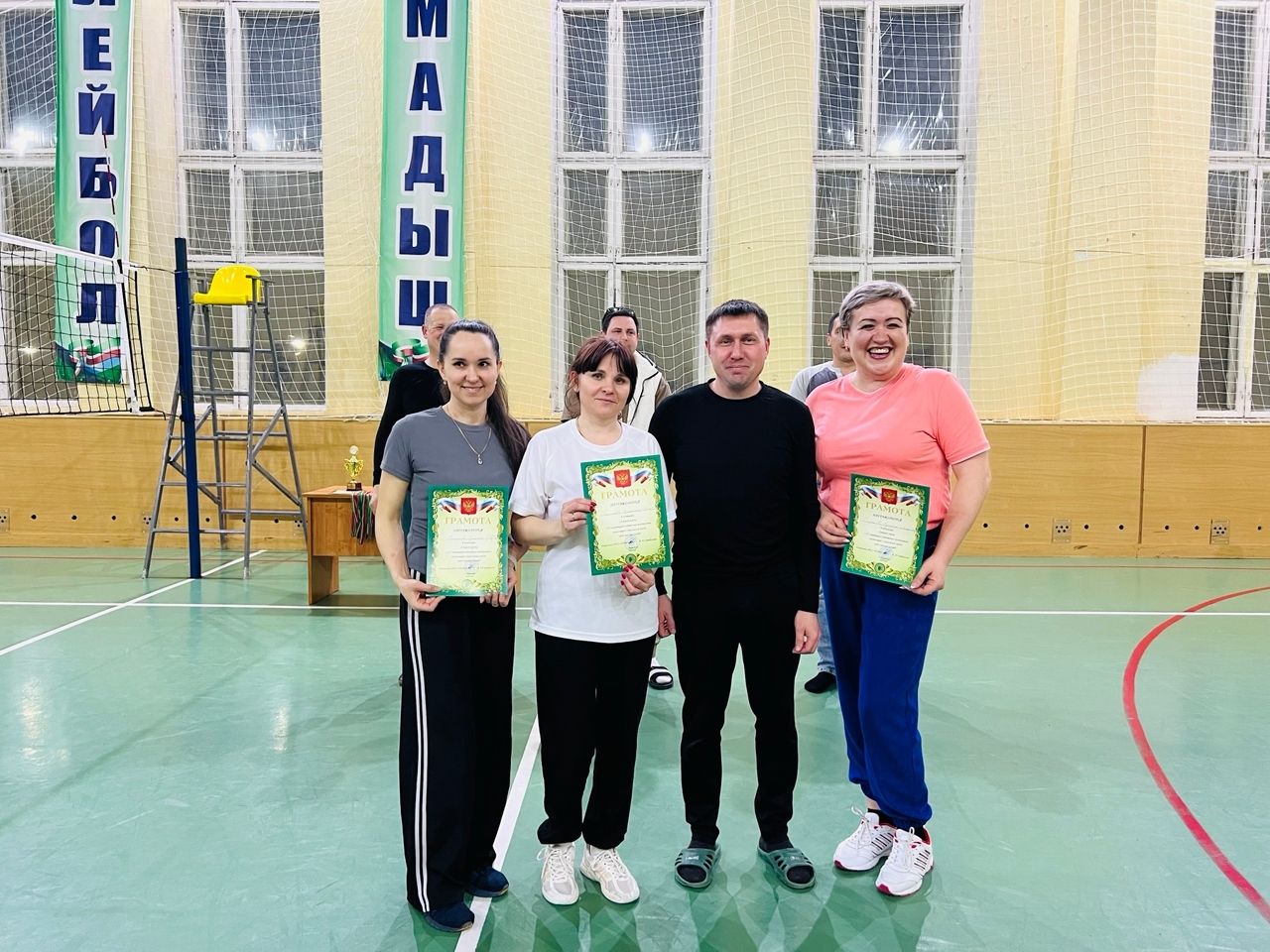 Определены победители XX Спартакиады работников Мамадыша по волейболу