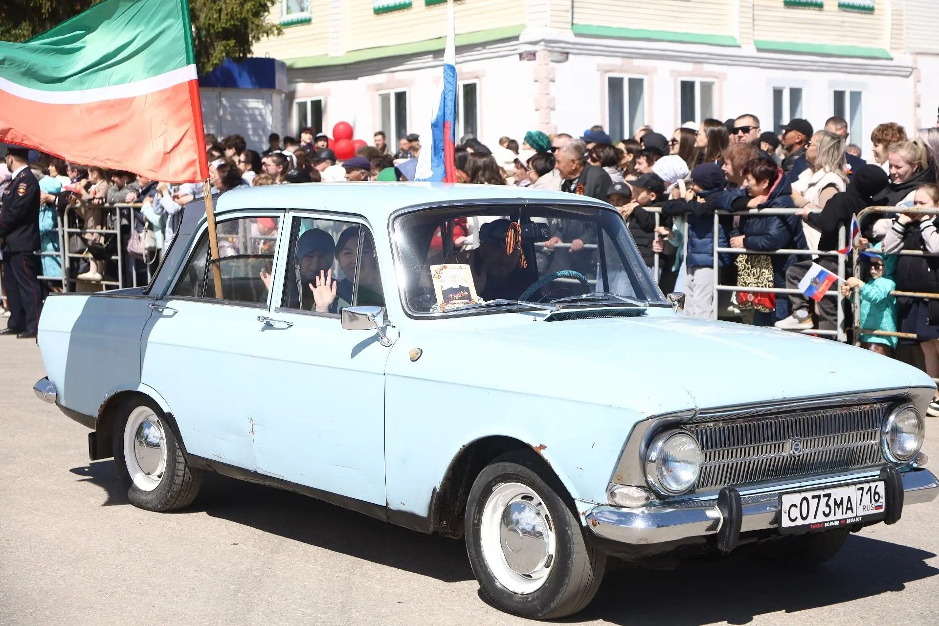 В Мамадыше прошёл парад Подбеды