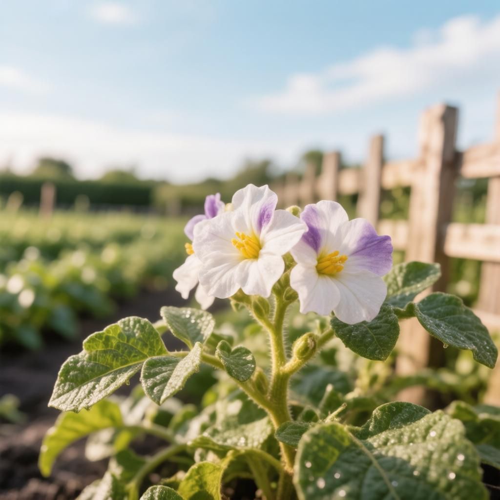 Цветет картофель: поливаем, подкармливаем и окучиваем