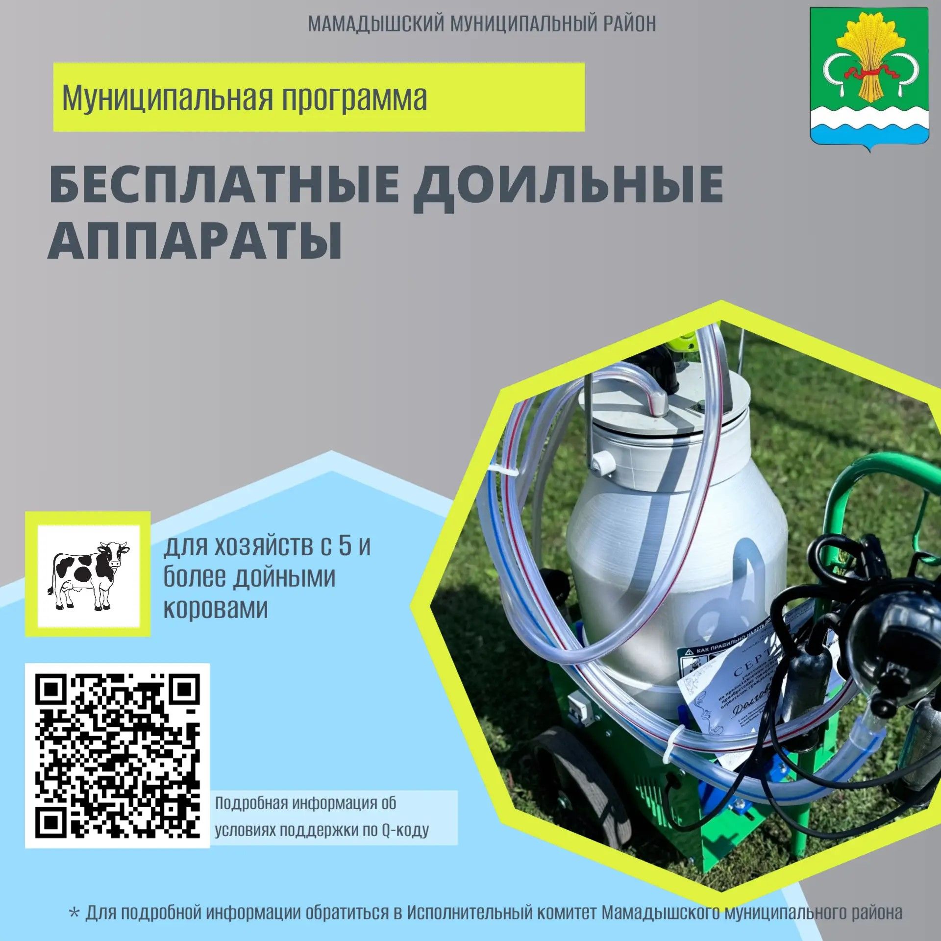 Новые меры поддержки: жильё и помощь хозяйствам в Мамадышском районе