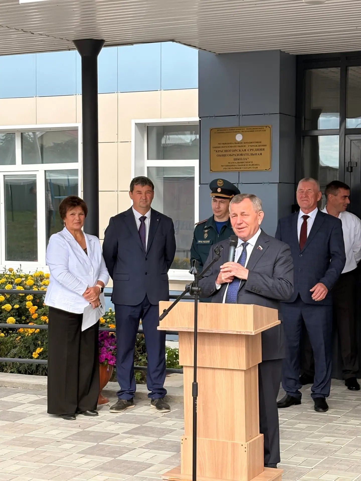 Обновлённая Красногорская школа приняла 340 учеников в новом учебном году