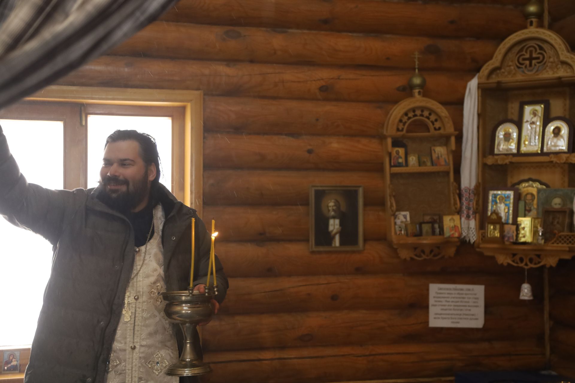 В Мамадыше отмечают православный праздник - Крещение Господне: фоторепортаж