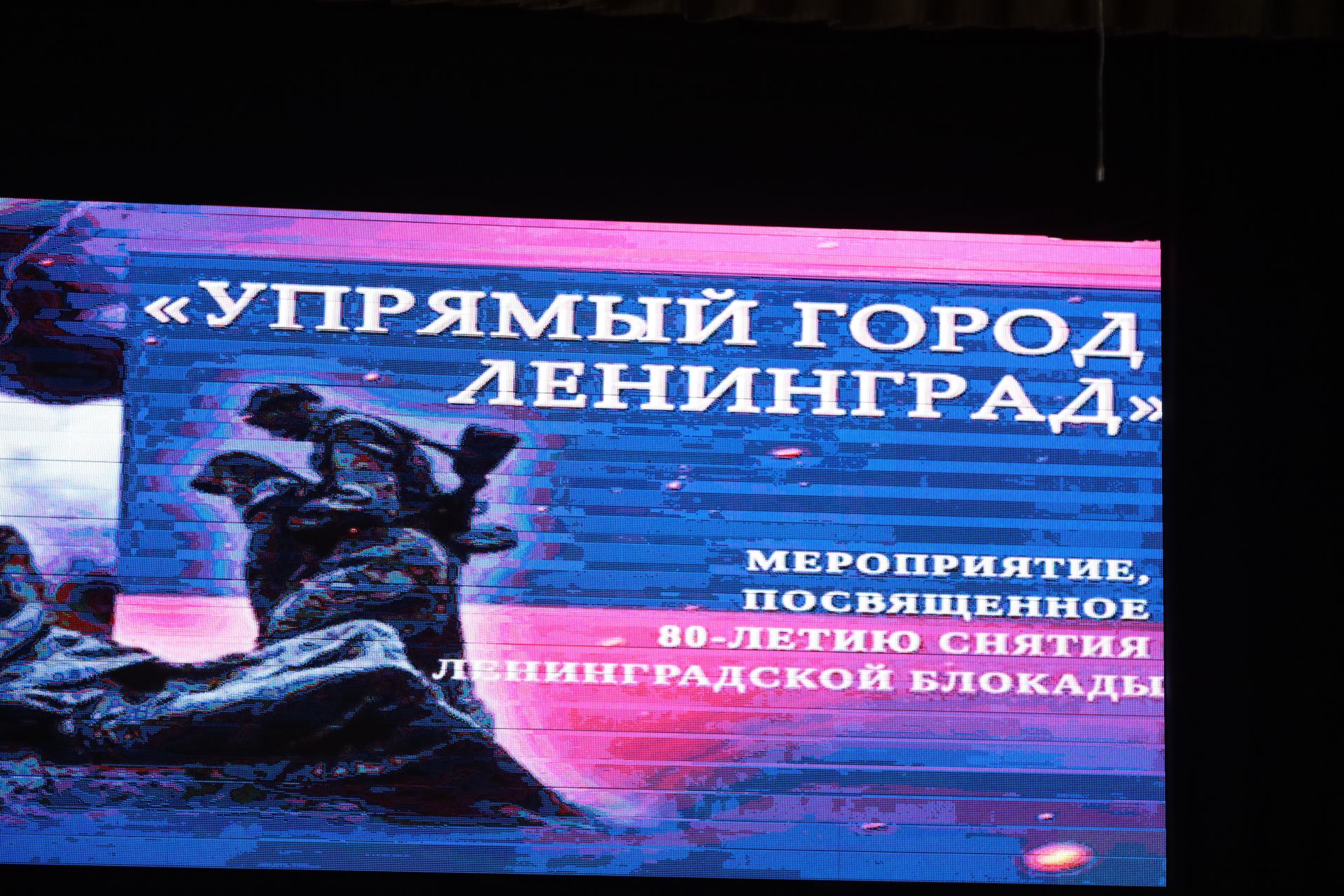 Фоторепортаж с мероприятия, посвященного 80-летию снятия ленинградской блокады «Упрямый город Ленинград»