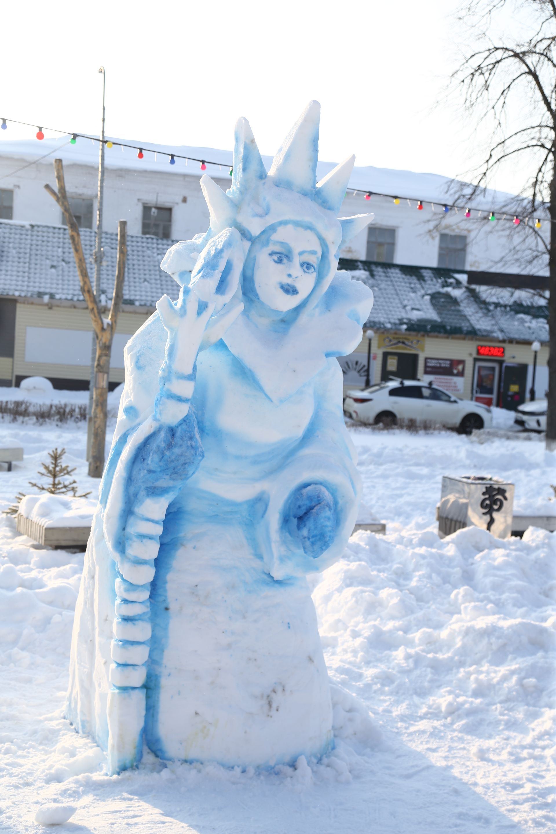 Новогоднее оформление города Мамадыш