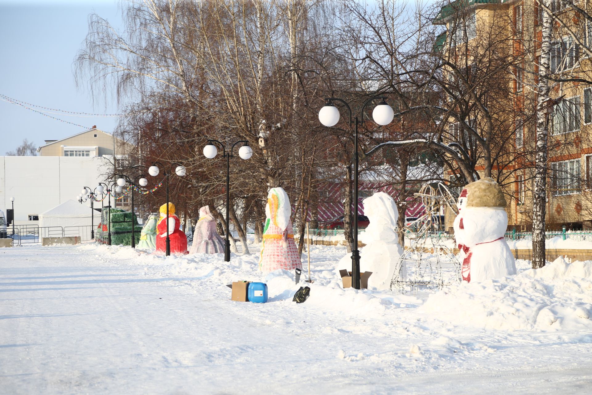 Новогоднее оформление города Мамадыш