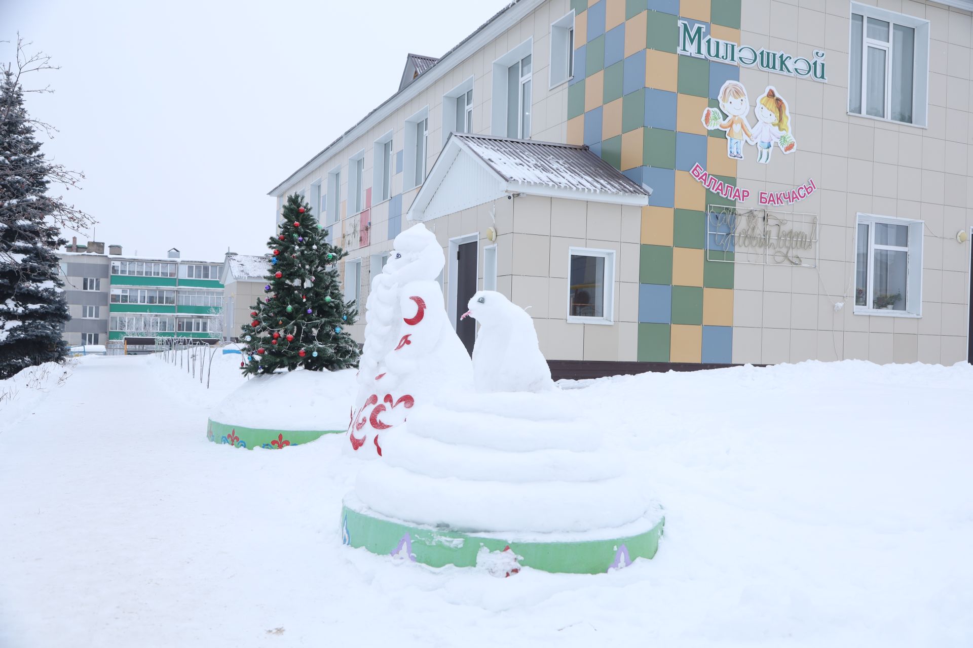 Новогоднее оформление города Мамадыш