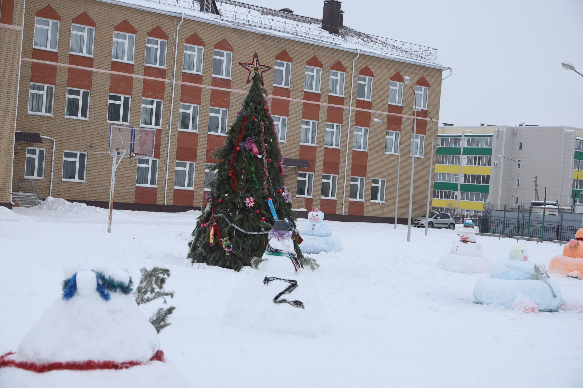 Новогоднее оформление города Мамадыш