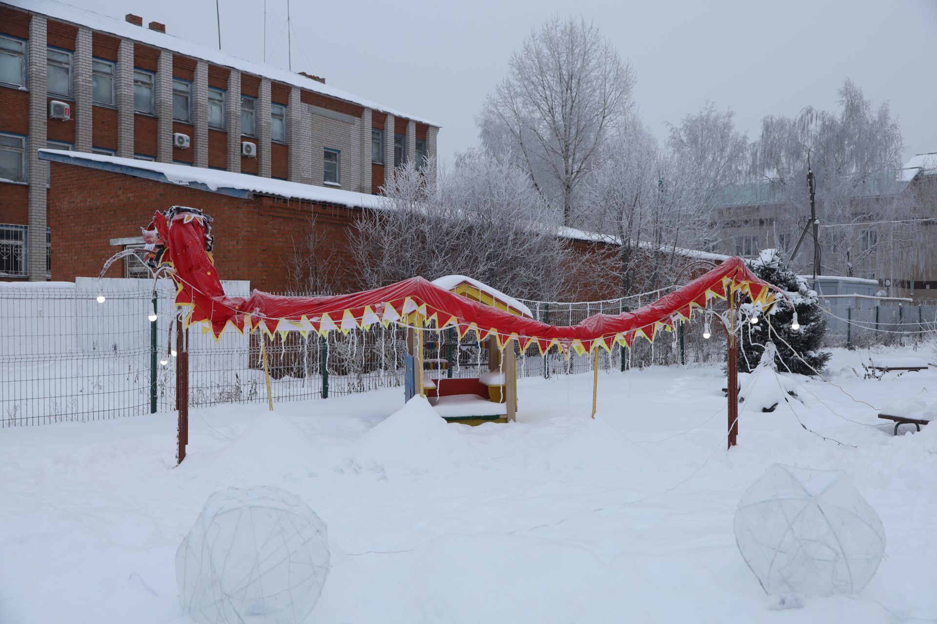 Новогоднее оформление города Мамадыш