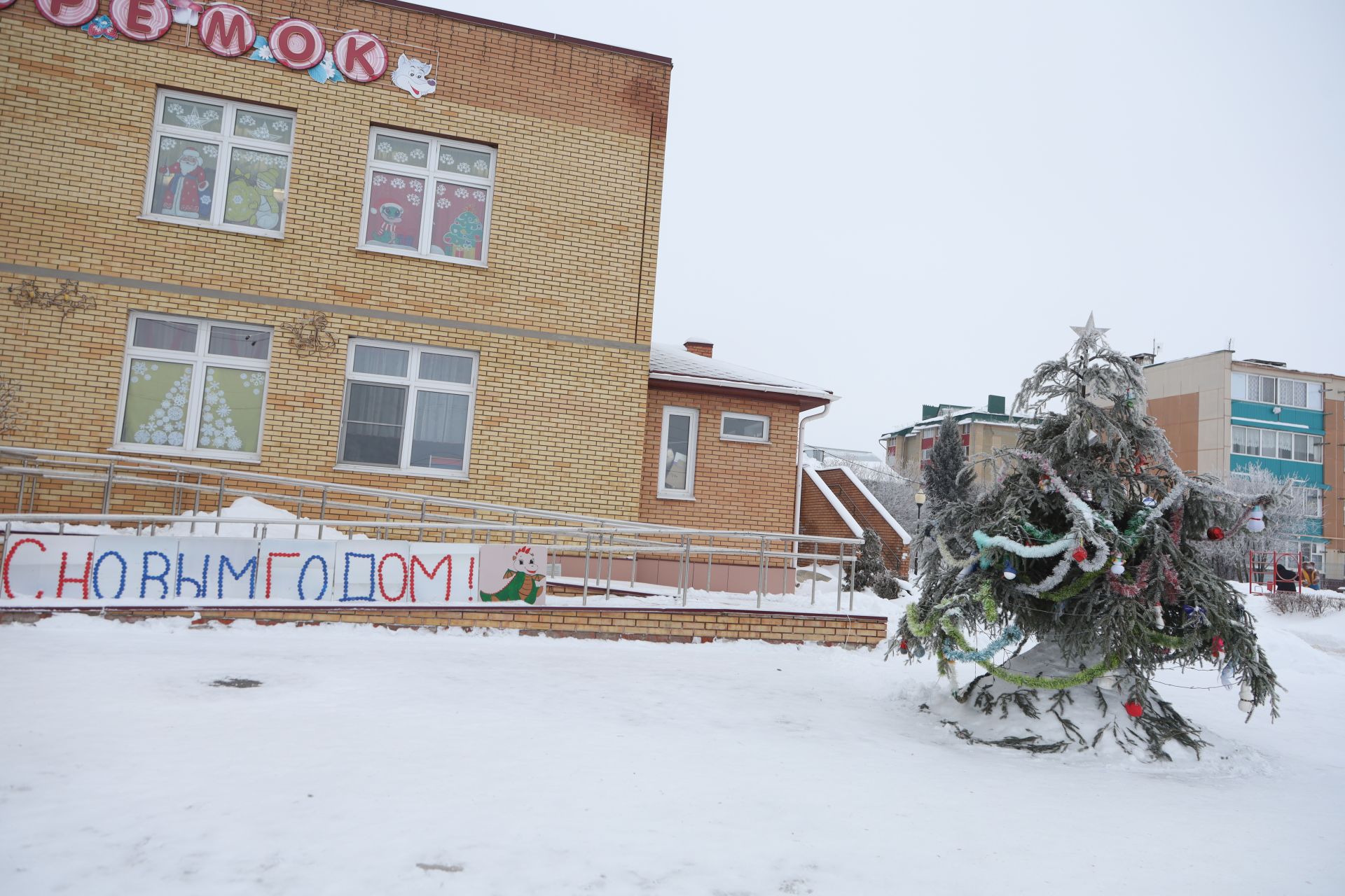 Новогоднее оформление города Мамадыш