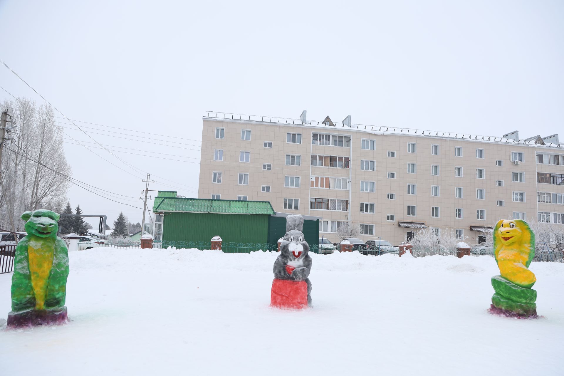 Новогоднее оформление города Мамадыш