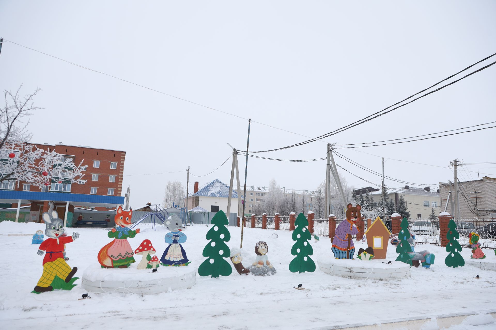 Новогоднее оформление города Мамадыш