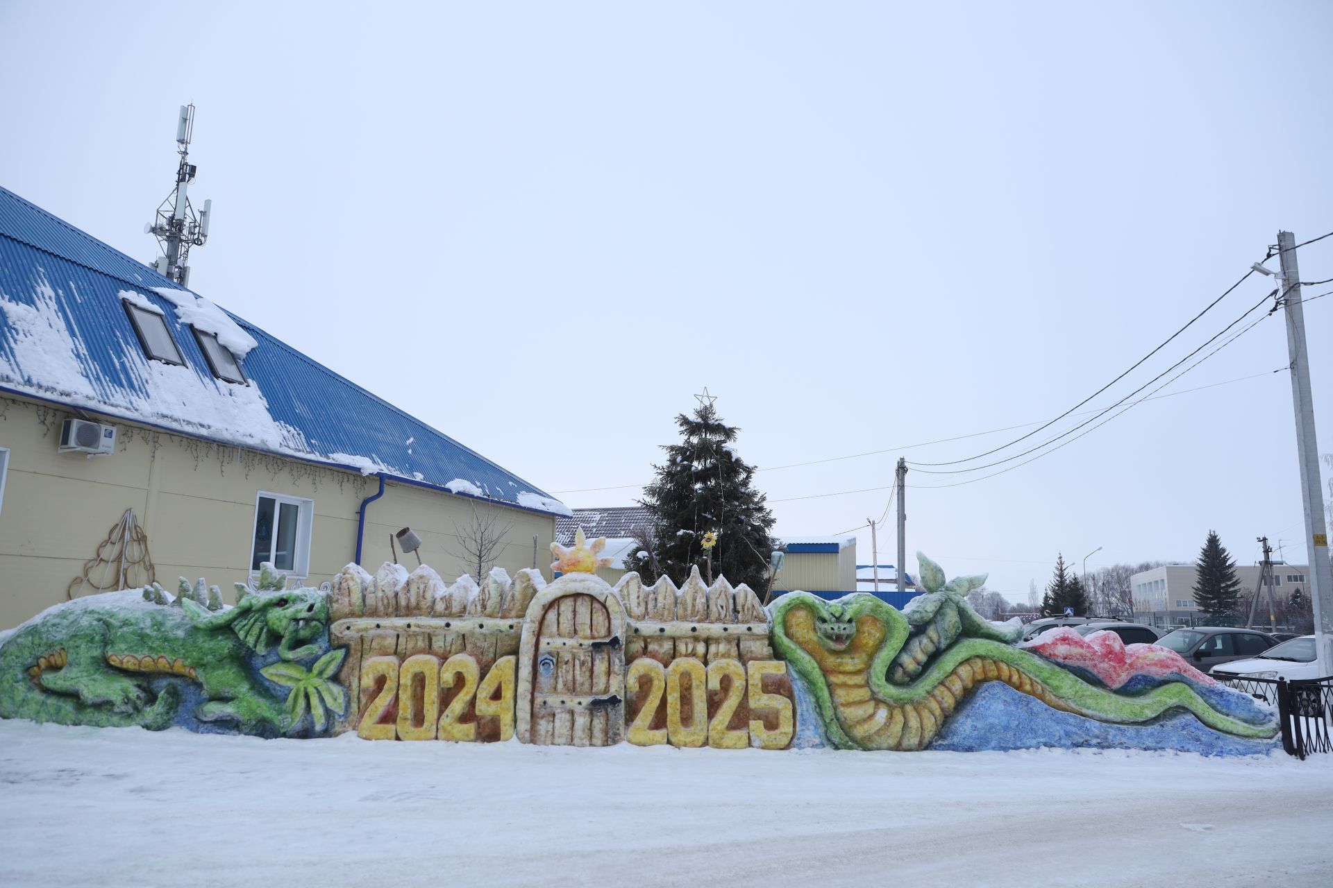 Новогоднее оформление города Мамадыш