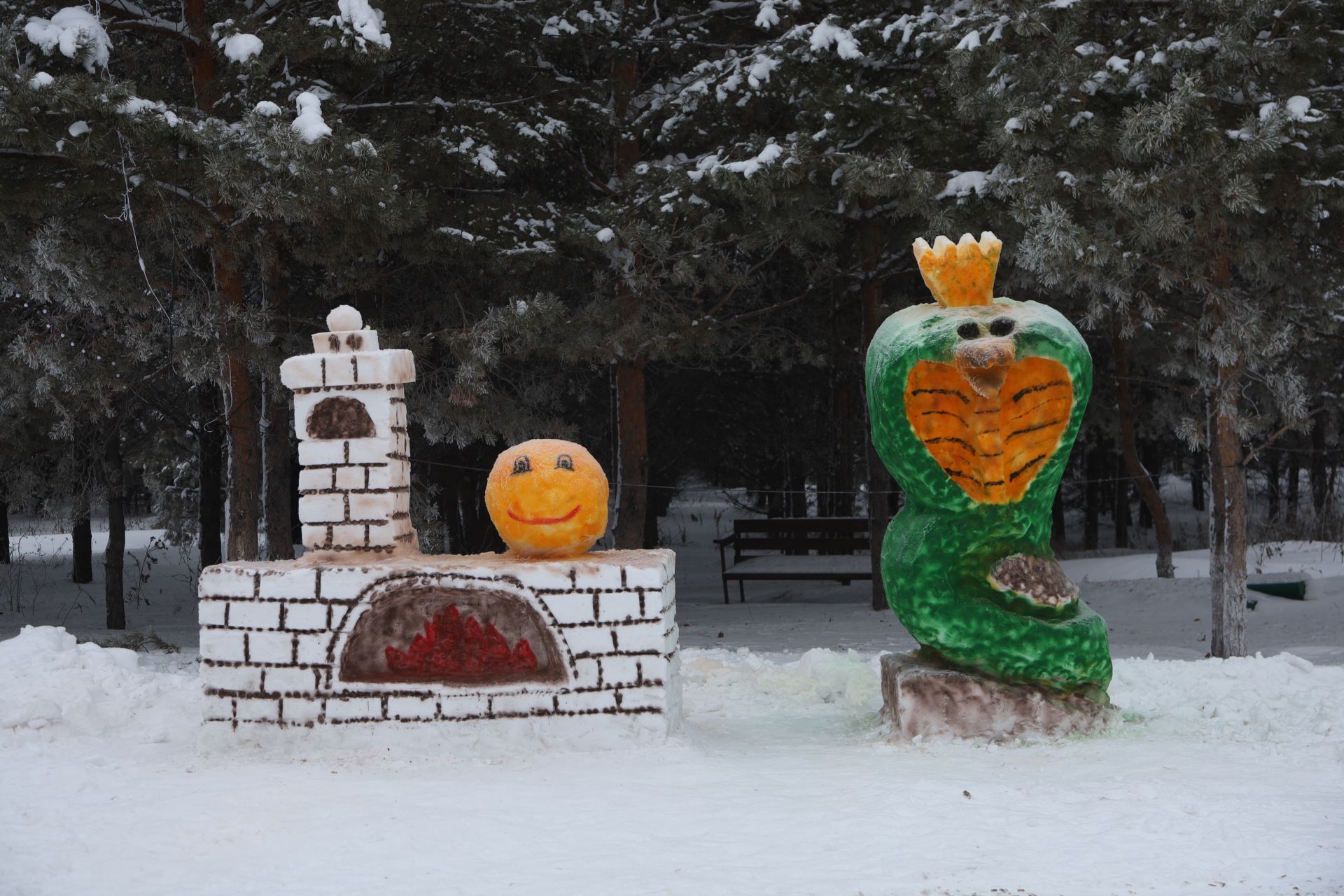 Новогоднее оформление города Мамадыш