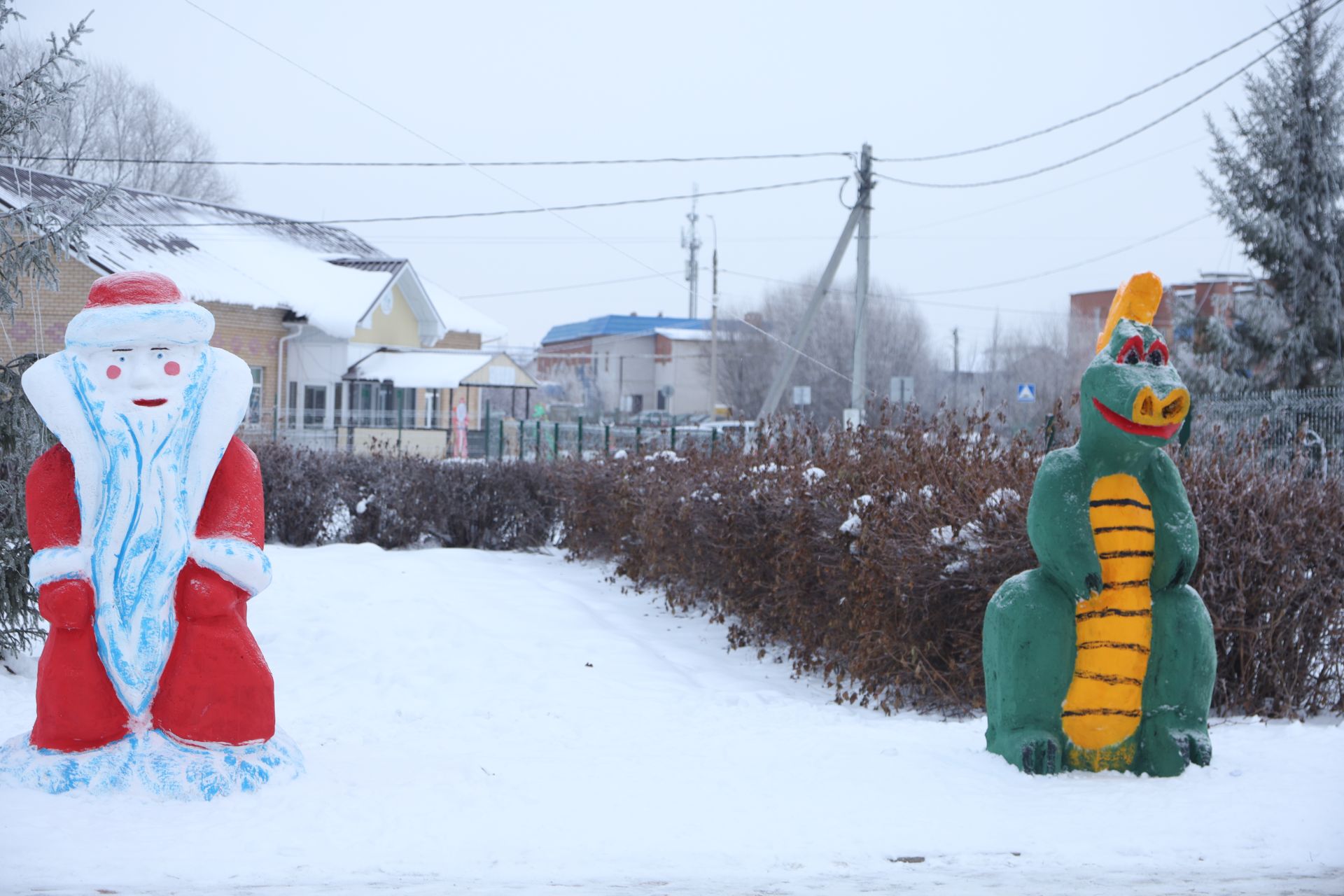 Новогоднее оформление города Мамадыш