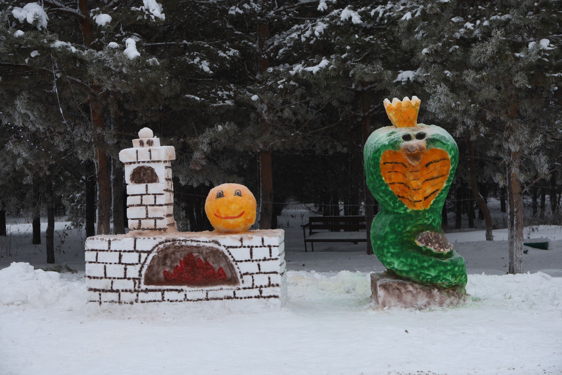 Новогоднее оформление города Мамадыш