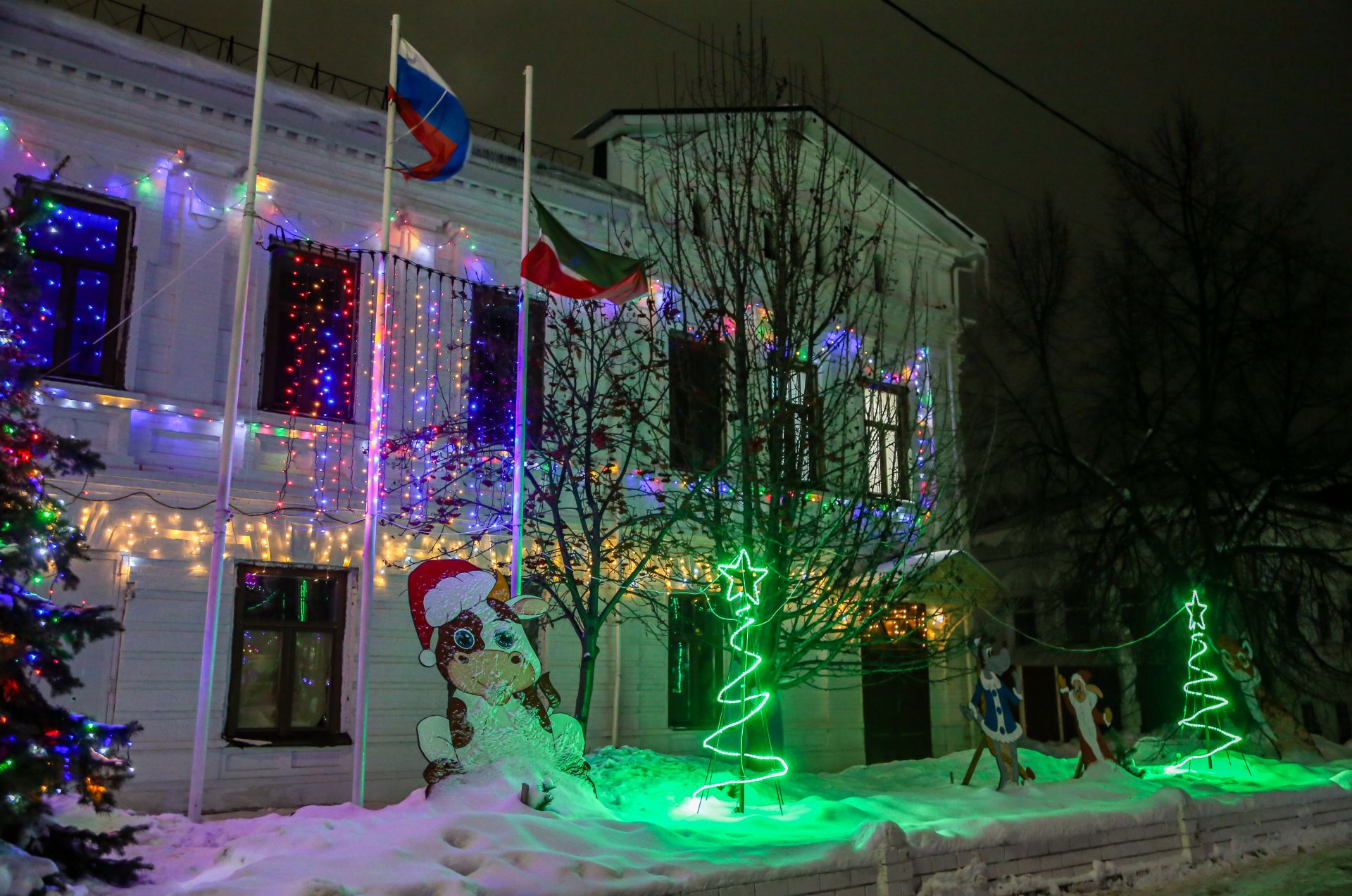 Новогоднее оформление города Мамадыш