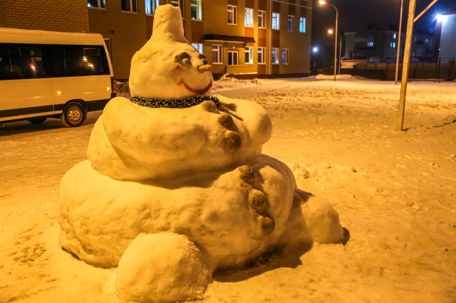 Новогоднее оформление города Мамадыш