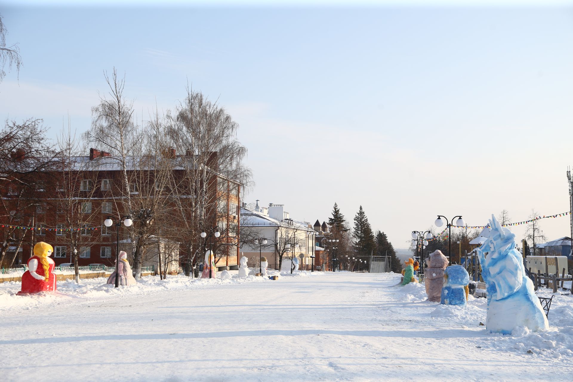 Новогоднее оформление города Мамадыш