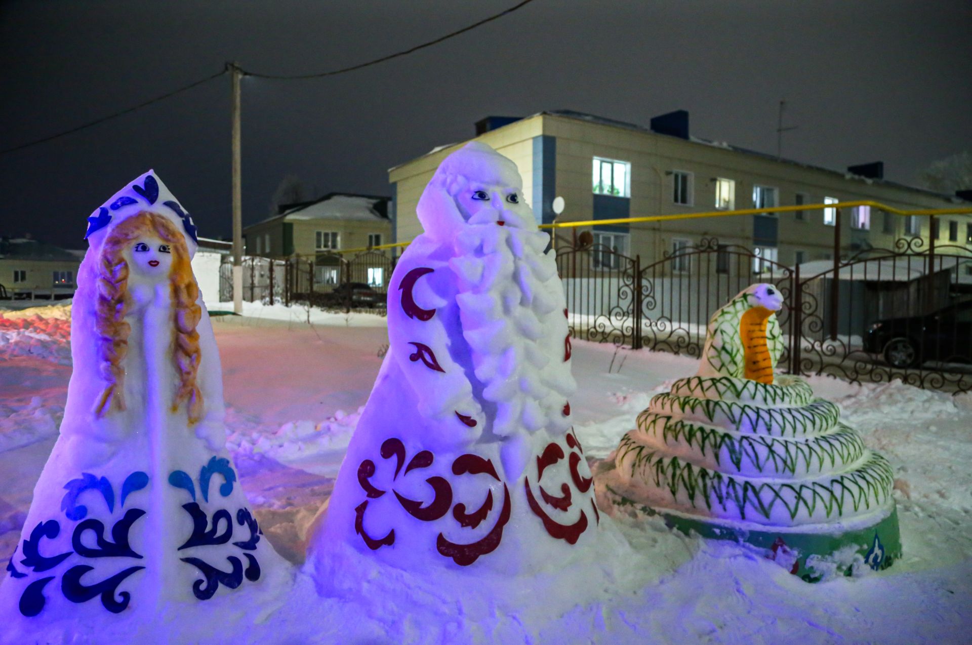 Новогоднее оформление города Мамадыш