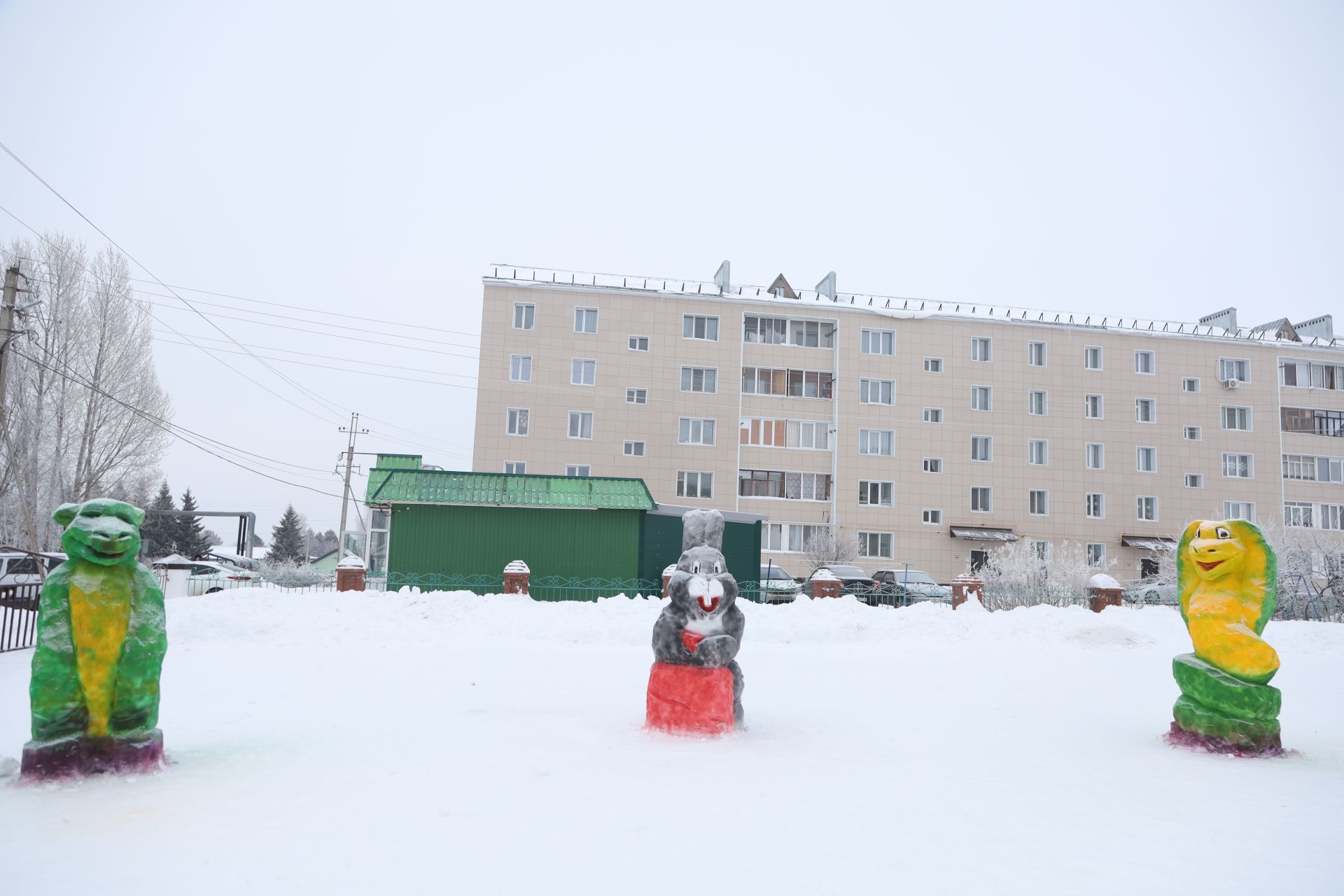 Новогоднее оформление города Мамадыш