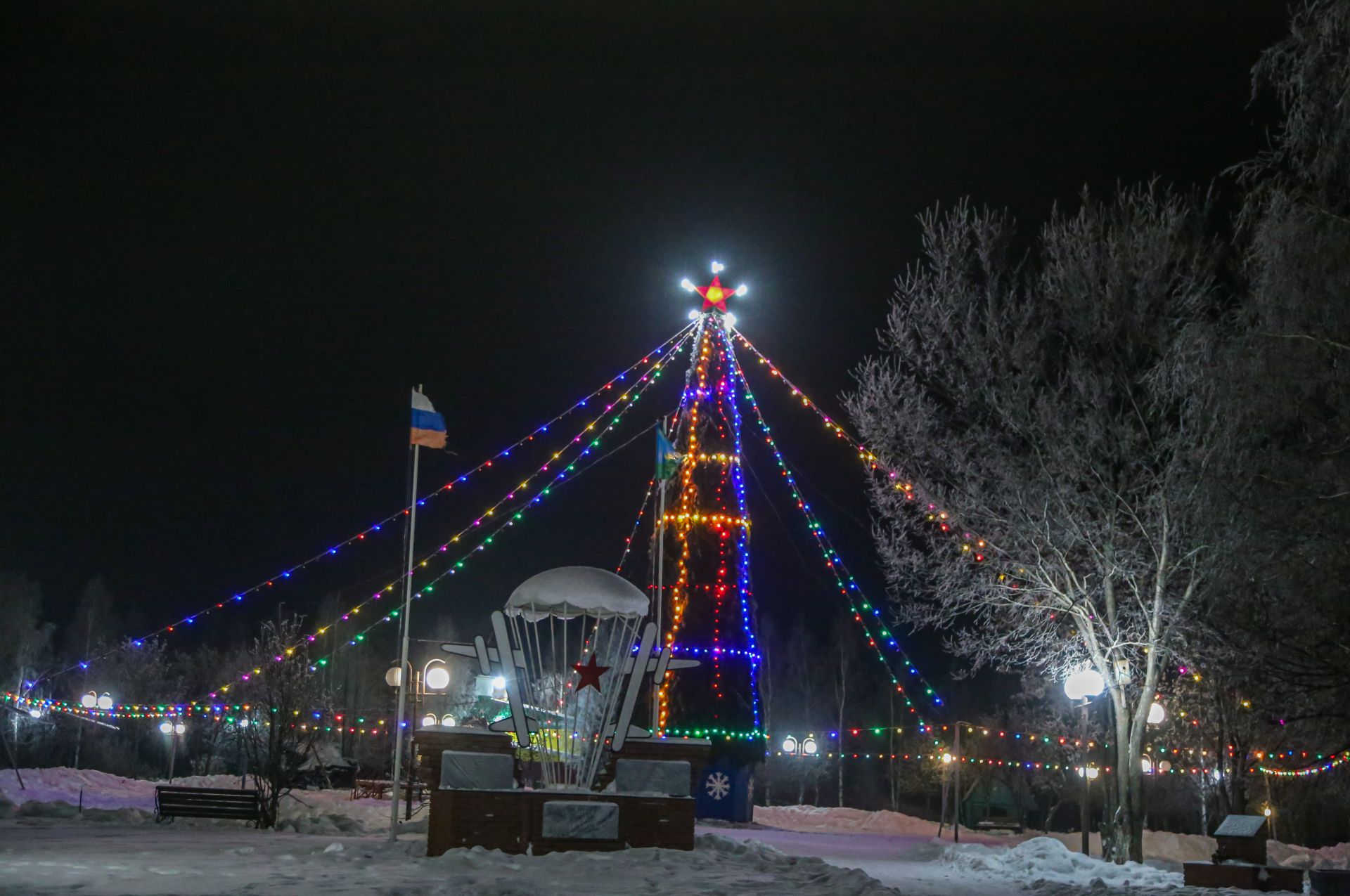 Новогоднее оформление города Мамадыш