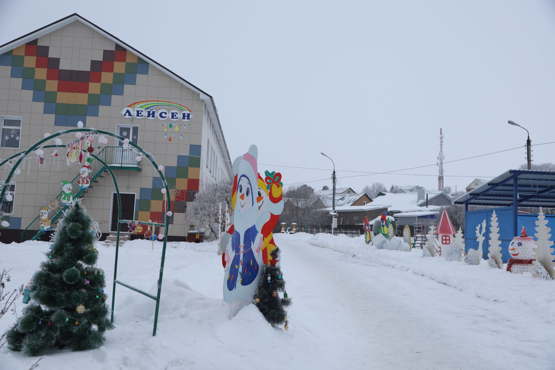 Новогоднее оформление города Мамадыш