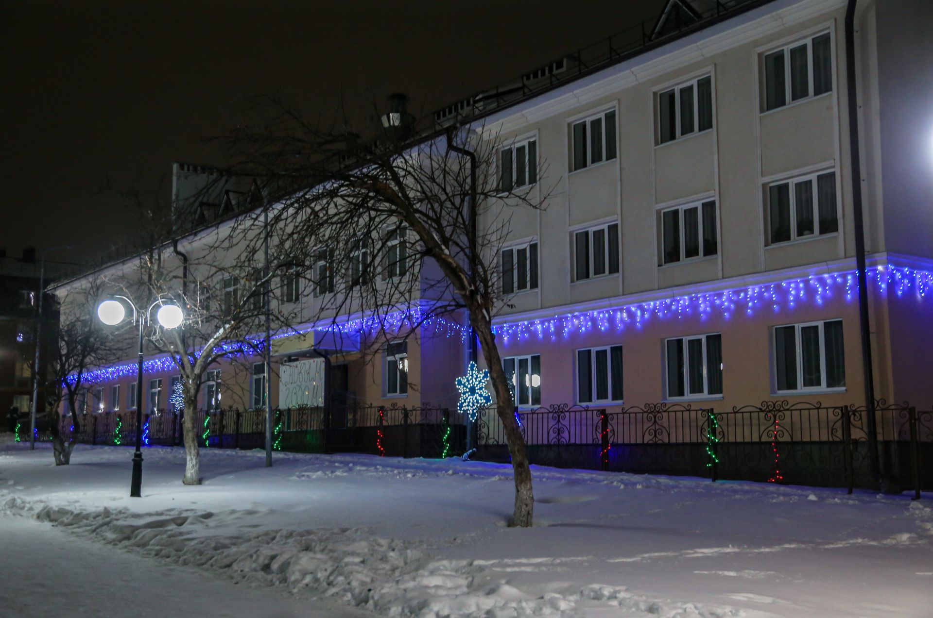 Новогоднее оформление города Мамадыш