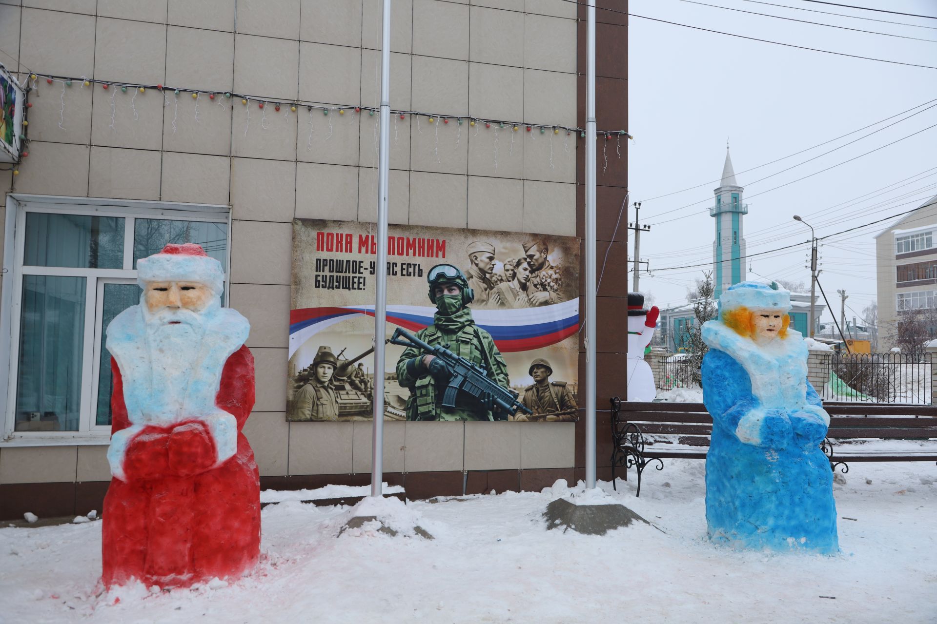 Новогоднее оформление города Мамадыш