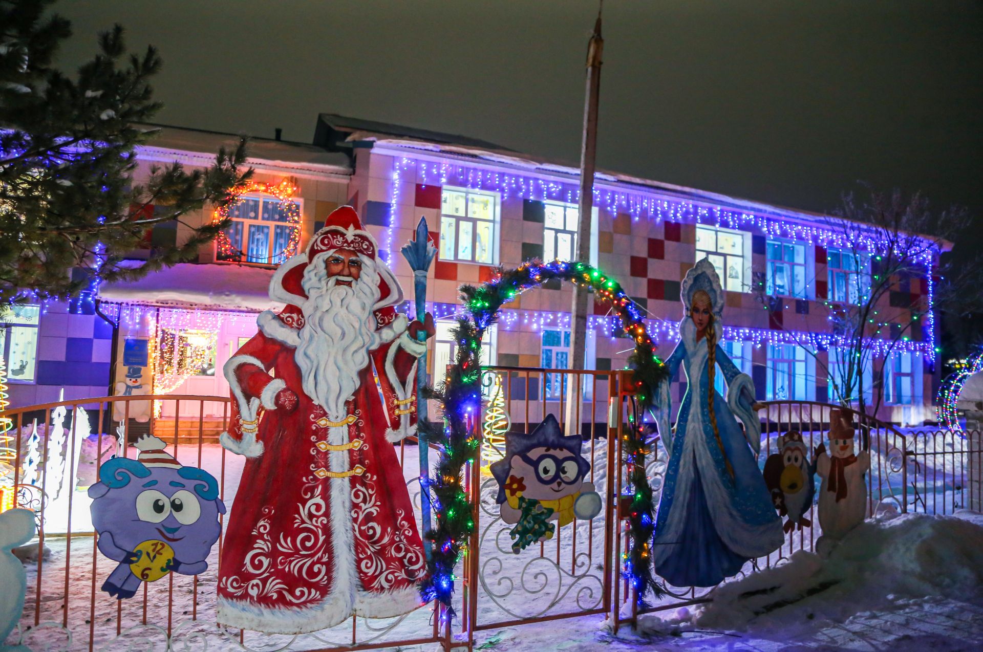 Новогоднее оформление города Мамадыш