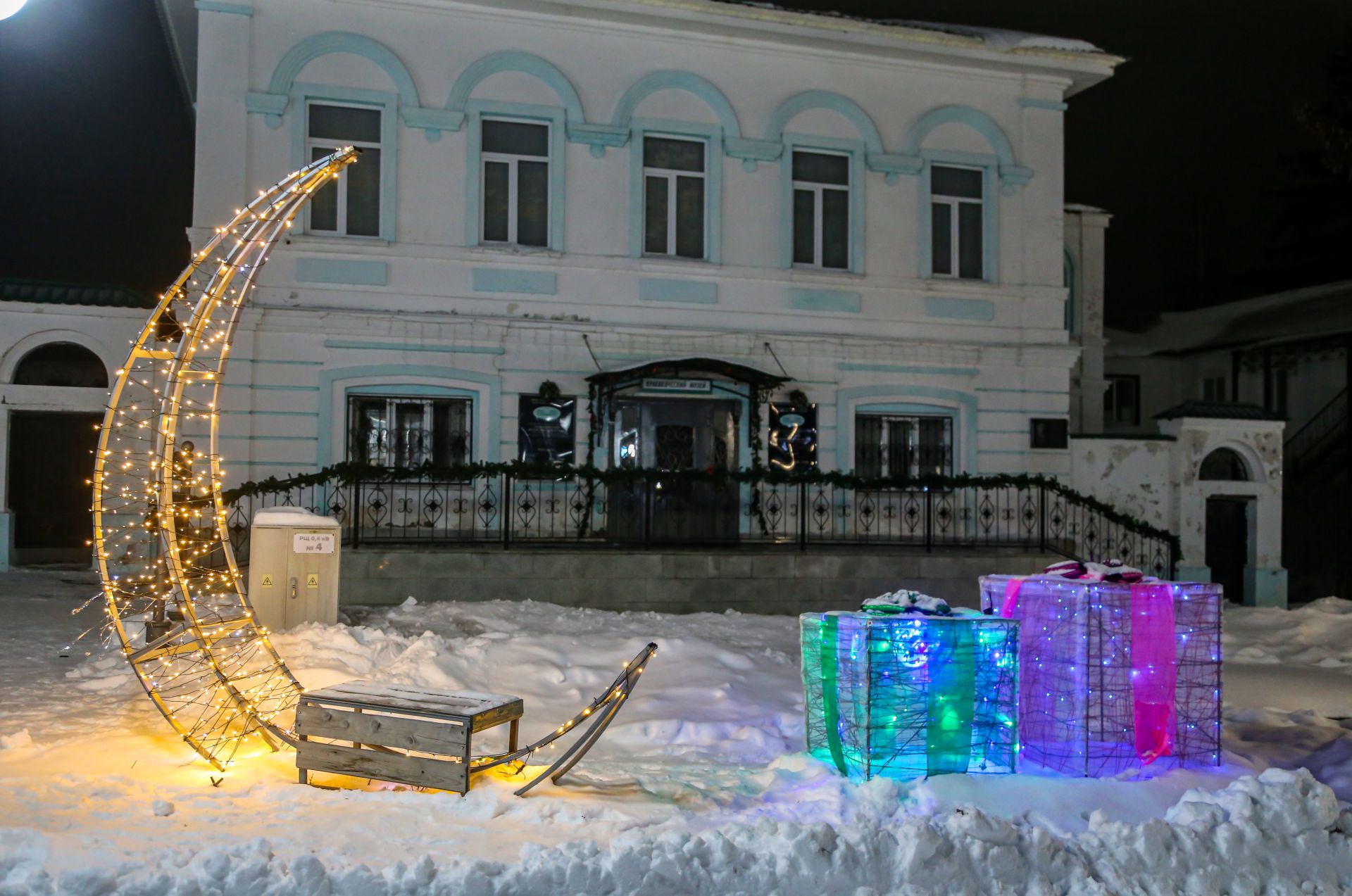 Новогоднее оформление города Мамадыш