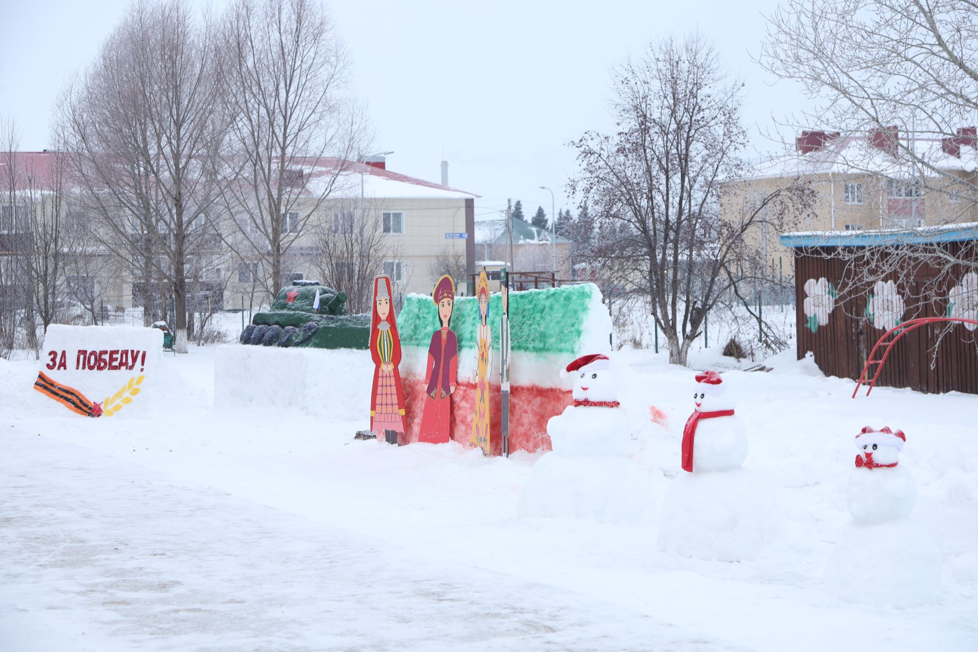 Новогоднее оформление города Мамадыш