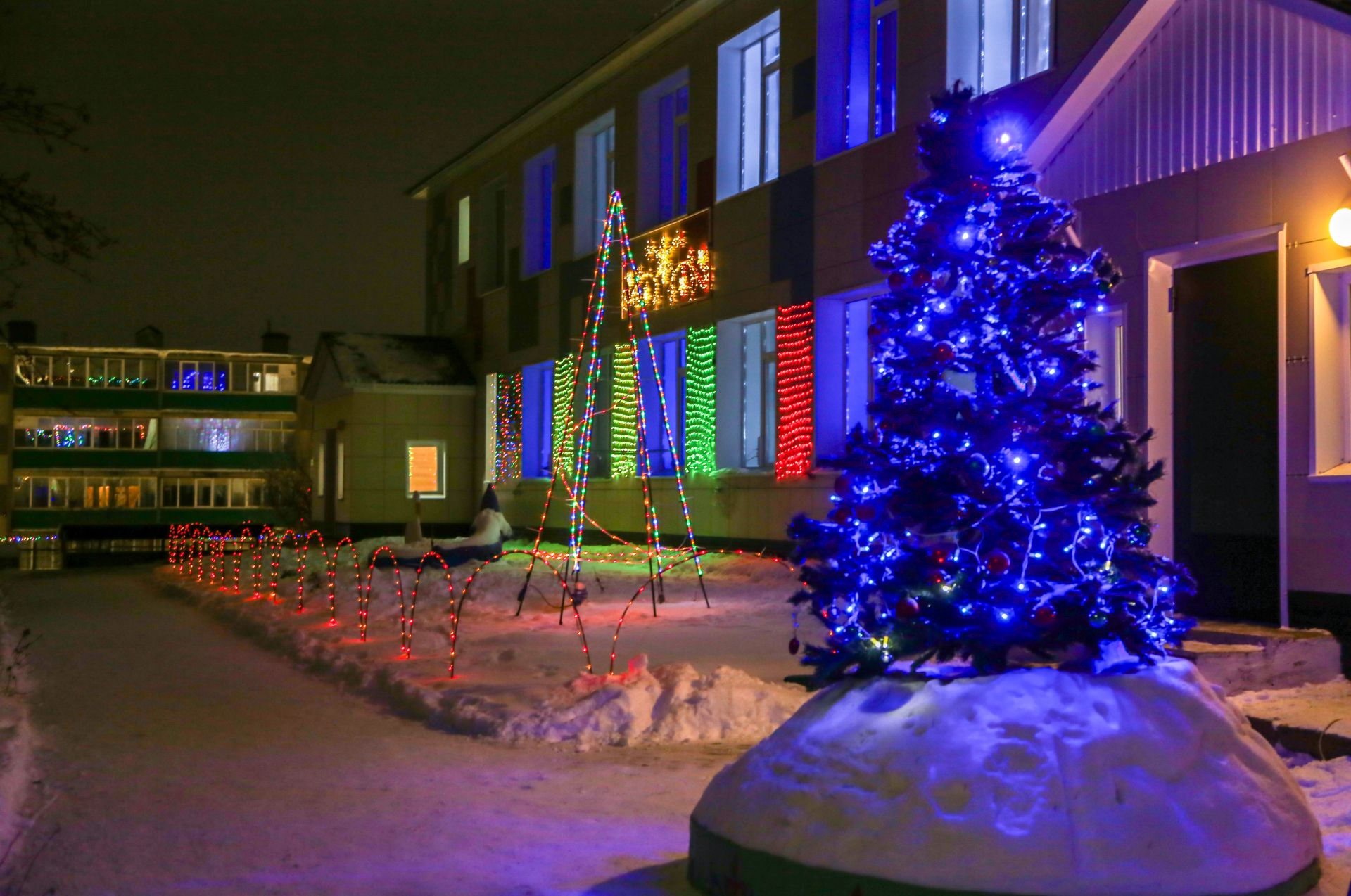 Новогоднее оформление города Мамадыш