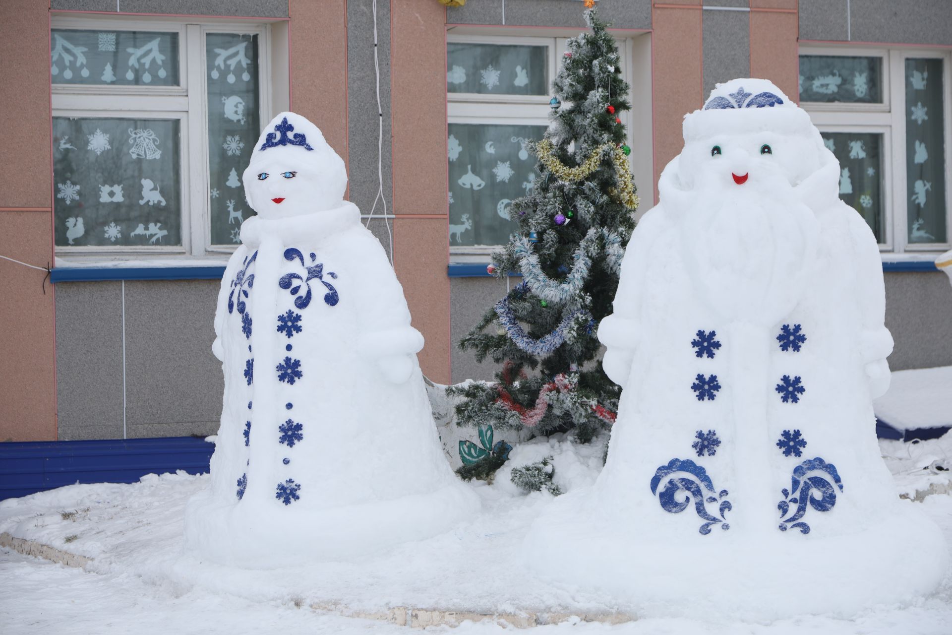 Новогоднее оформление города Мамадыш