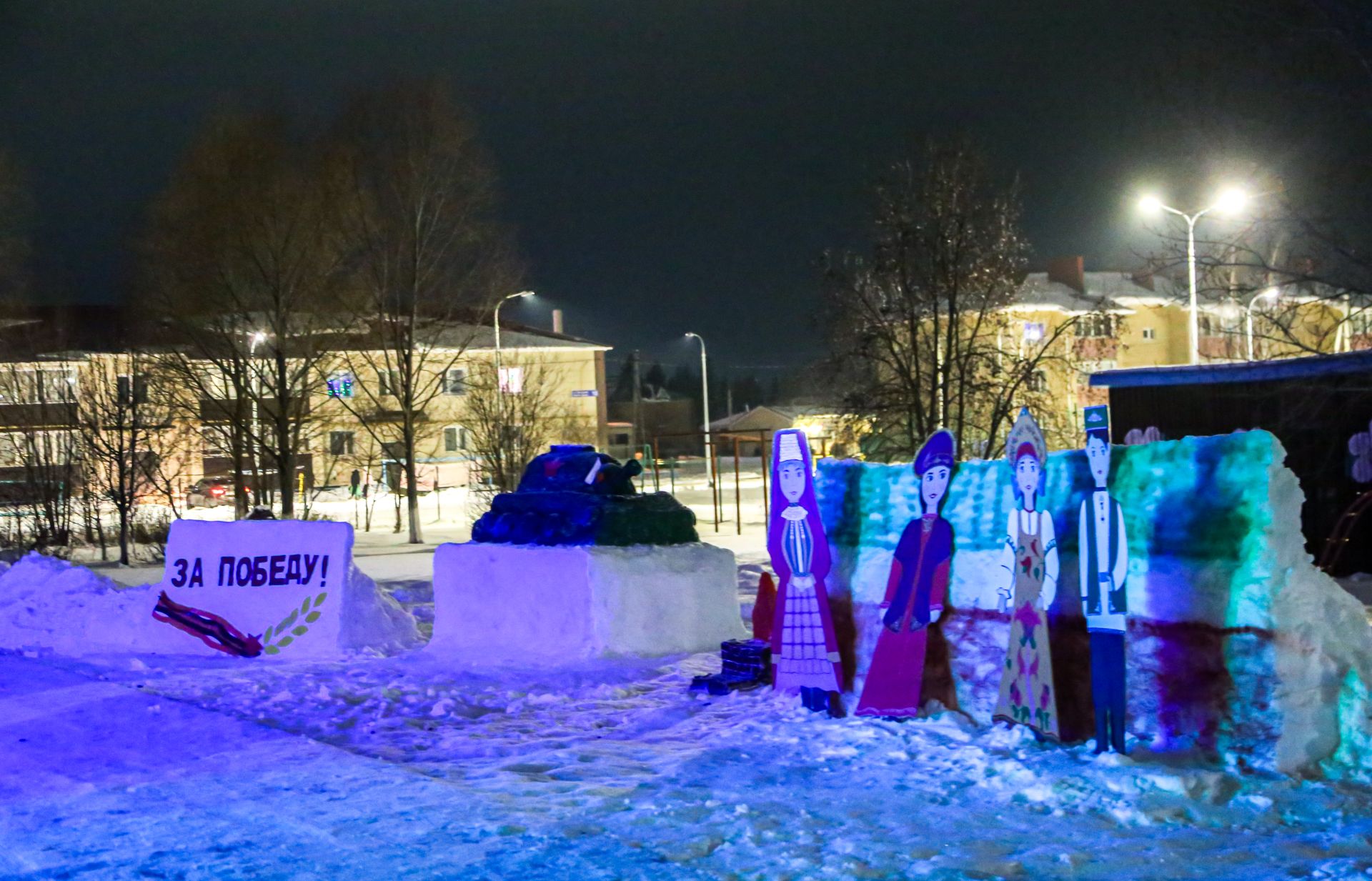 Новогоднее оформление города Мамадыш