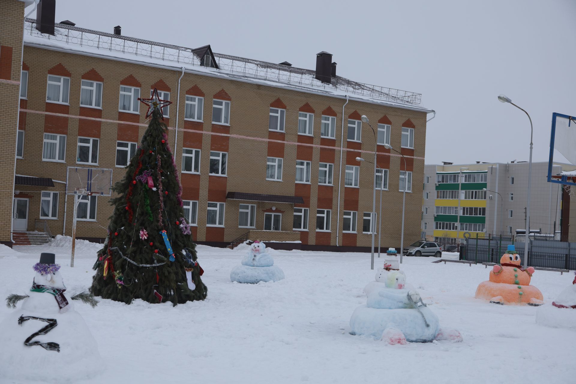 Новогоднее оформление города Мамадыш